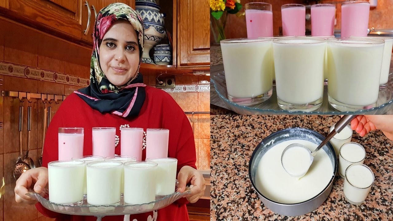 الرايب البلدي أو ياغورت للشرب خاثر بدون طنجرة الضغط وبدون مايغلى بكمية وفيرة أكثر من 2 لتر/داناب