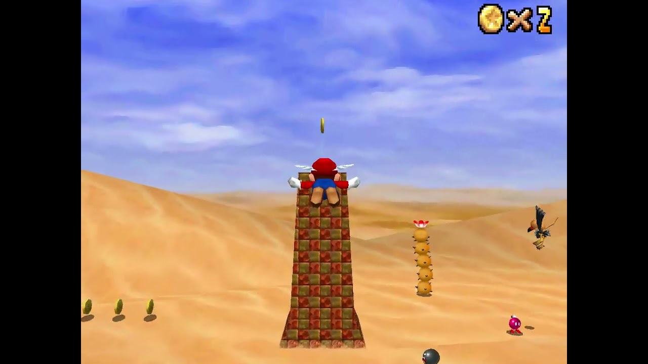 Super Mario 64 DS - Shifting Sand Land - Pyramid Puzzle - YouTube