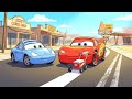 McQueen &amp; Sally REPAINT the Road Together🚧🎨A Small Job Turns Into Big Fun! | Cars Toons 2D Animation