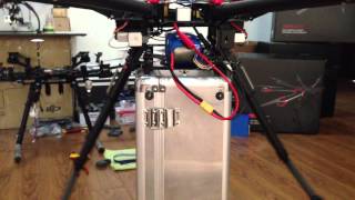 DJI S1000 retractable landing gear test