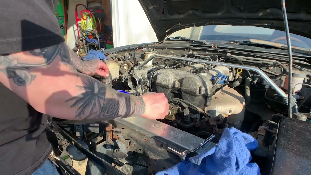 NA Miata mishimoto radiator install