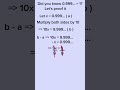 proof of 0.999...=1 #short