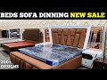 New Designer Beds Sofa Sets Dinning Table Chairs on Furniture Sale in Kirti Nagar Furniture Market