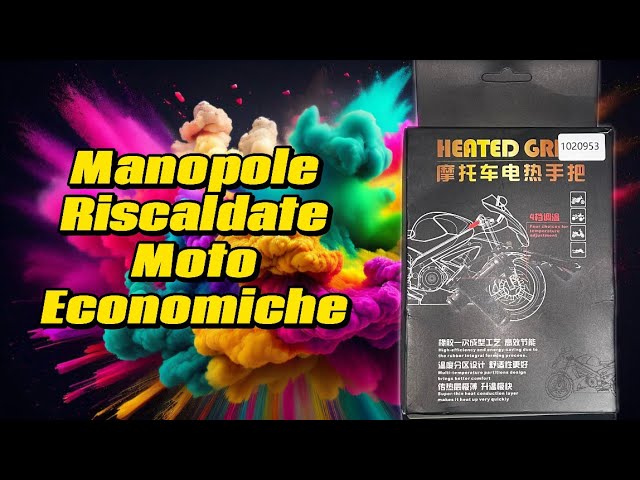Manopole Riscaldate Per Moto Universali - 3 Livelli Di Temperatura, USB, Impermeabili IP67 | Per Moto, ATV E Scooter