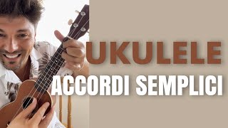 COME SUONARE L'UKULELE. Accordi base per principianti. Tutorial semplice.