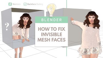 { Creating for SL } Blender | How to Fix Invisible Mesh Faces
