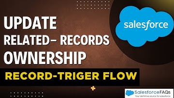 Update Related record owner using Flow in Salesforce | Update records owner using flow in Salesforce