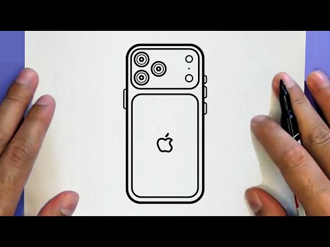 How to Draw iPhone 17 Pro Max, STEP BY STEP, DRAW Cute things