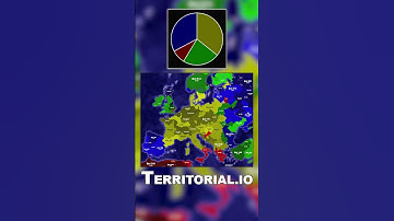 4 Team Normal Bot Battle Europe Territorial.io Timelapse #Shorts