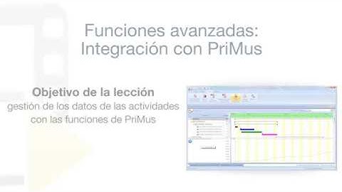 Tutorial de PriMus KRONO - Funciones avanzadas: Integración con PriMus - ACCA software