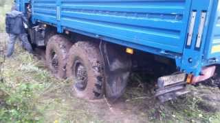 Вытягиваем КАМАЗ 43118 Вытягиваем КАМАЗ 43118