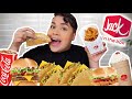 MASSIVE JACK IN THE BOX MUKBANG! (Eating Show)