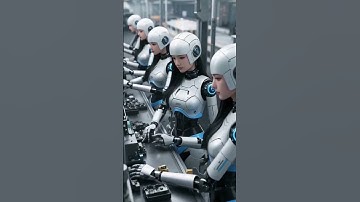 Robotic Perfection at Work 🤖👩‍🏭 | AI Girls Assembling the Future