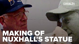 Behind the scenes: The making of Joe Nuxhall's statue