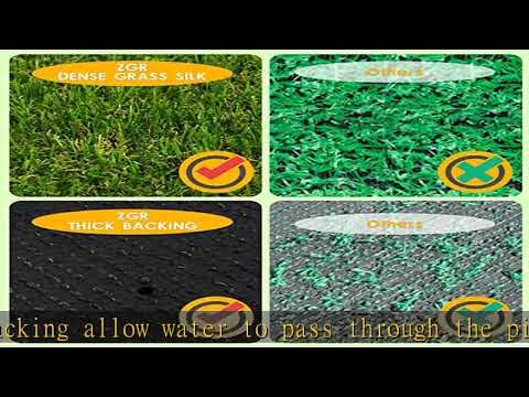 Atificial Gass 4' X 6', ZG Fake Gass Capet Faux 4 Ft X 6