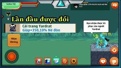 lần đầu tiên đổi cải trang Yardrat [Ngọc Rồng Online]
