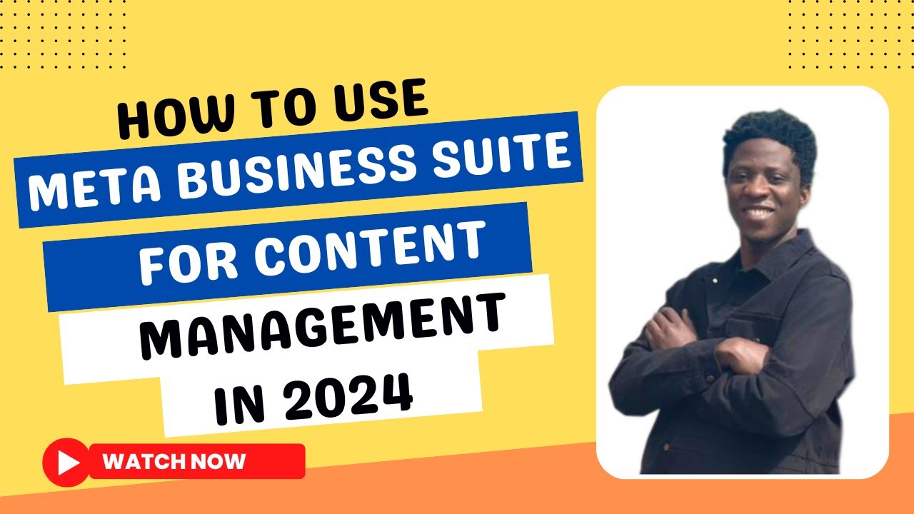How to use Meta Business Suite For Content Management in 2024 - YouTube