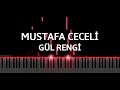 Mustafa ceceli  gl rengi piano cover karaoke