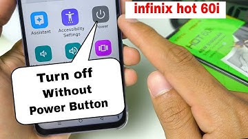 Infinix hot 60i : How to turn off without power button tutorial 