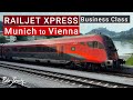 TRIP REPORT | ÖBB Railjet Xpress | Munich to Vienna | Business Class