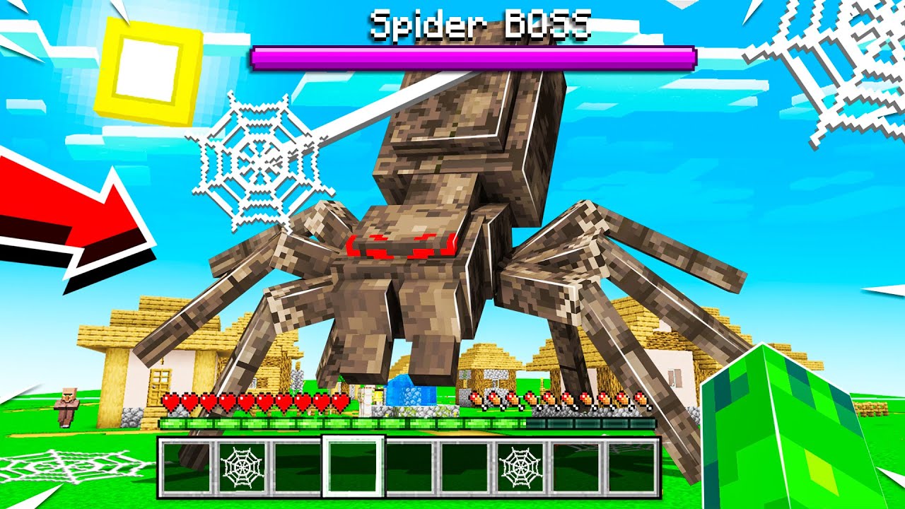 ALL MOBS are 9999x STRONGER and BIGGER in MINECRAFT!
