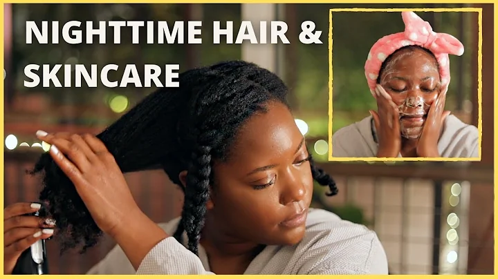 Get Unready with Me Nighttime Routine! 2021 Skincare & Haircare | KandidKinks