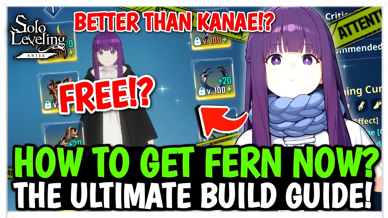 HOW TO GET FERN NOW! THE ULTIMATE BUILD & GAMEPLAY GUIDE! Strongest Fire DPS? - Solo Leveling: Arise