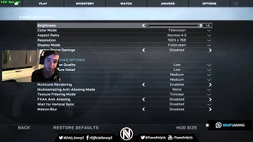 CSGO  ENVYUS kennyS video settings