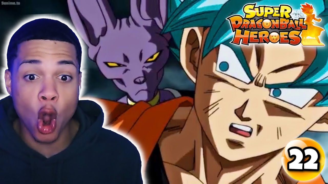 BEERUS IS DIFFERENT!! Super Dragon Ball Heroes Episode 22 REACTION!
