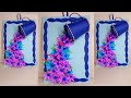 how to make beautiful wall hanging with paper flowers  / biththi sarasili mal nirmana
