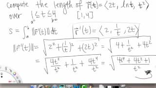 Arc Length & Speed | Example 1 | Multivariable Calculus for Sci & Eng | Griti