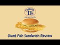 Captain D's Giant Fish Sandwich Review - Best Fast Food Fish Sandwich Series