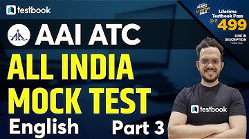 AAI ATC English Questions | All India Mock Test | AAI ATC Model Question Paper 2021 | Part 3