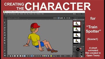 OpenToonz Tutorial - Creating the Character for "Train Spotter" - in OpenToonz