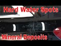 How To Safely Remove Hard Water Spots And Mineral Deposits From Black Paint!!