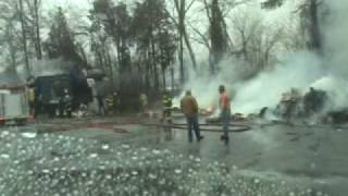 Trash Truck Fire on Dash Cam