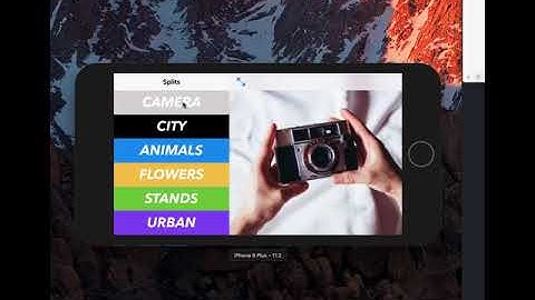 UISplitViewController Example SWIFT. iPhone8Plus Example.