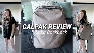 CALPAK LUKA BACKPACK REVIEW