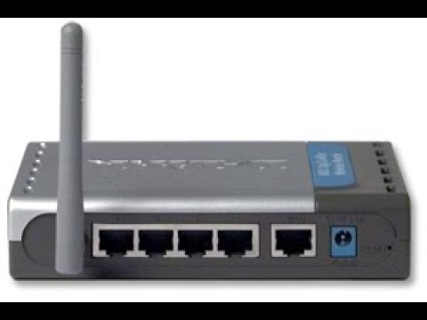 dlink DI-524 802.11g Wireless Broadband Router - YouTube