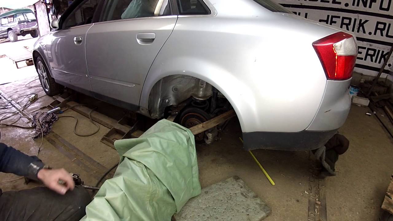 Кузовной ремонт. Покраска авто. Могилёв. Как вытянуть подрамник - YouTube