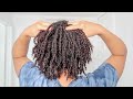 1 MONTH LOC UPDATE + MOISTURIZING ROUTINE | Finger Coil Starter Locs