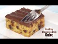Healthy Chocolate Chip Cake (No Refined Sugar, Gluten-Free) | Healthier Cake Recipe | Baking Cherry