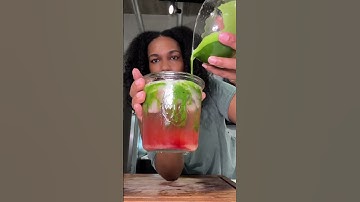 Sparkling Matcha lemonade