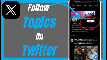 How To Follow Topics On Twitter
