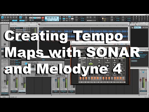 How To Create Easy Tempo Maps in SONAR with Melodyne 4 - www.cakewalk.com