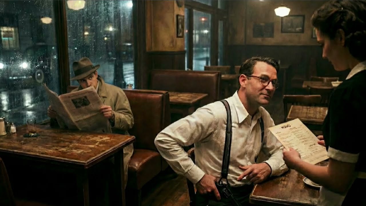 Vintage 1950s Jazz Diner | Noir Sophistication & Timeless Charm