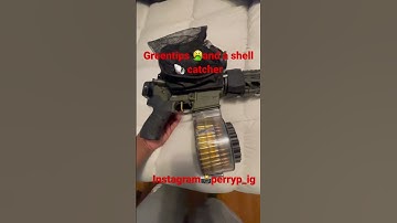 Ar pistol with greentips and a shell catcher #shorts