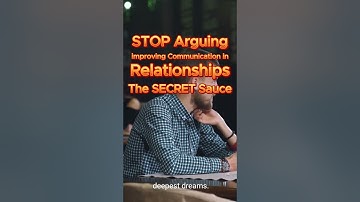 STOP Arguing! Improving Communication in Relationships  | The SECRET Sauce