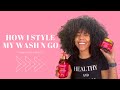 *HIGHLY REQUESTED* HOW I STLYE MY WASH N GO using MIELLE ORGANICS