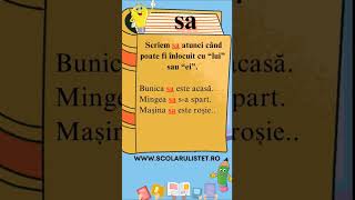Când Scriem Ortograma Sa / S - A?